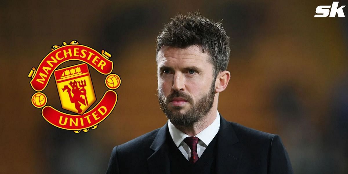 Michael Carrick reacts to Manchester United&#039;s 2-0 win against Villarreal