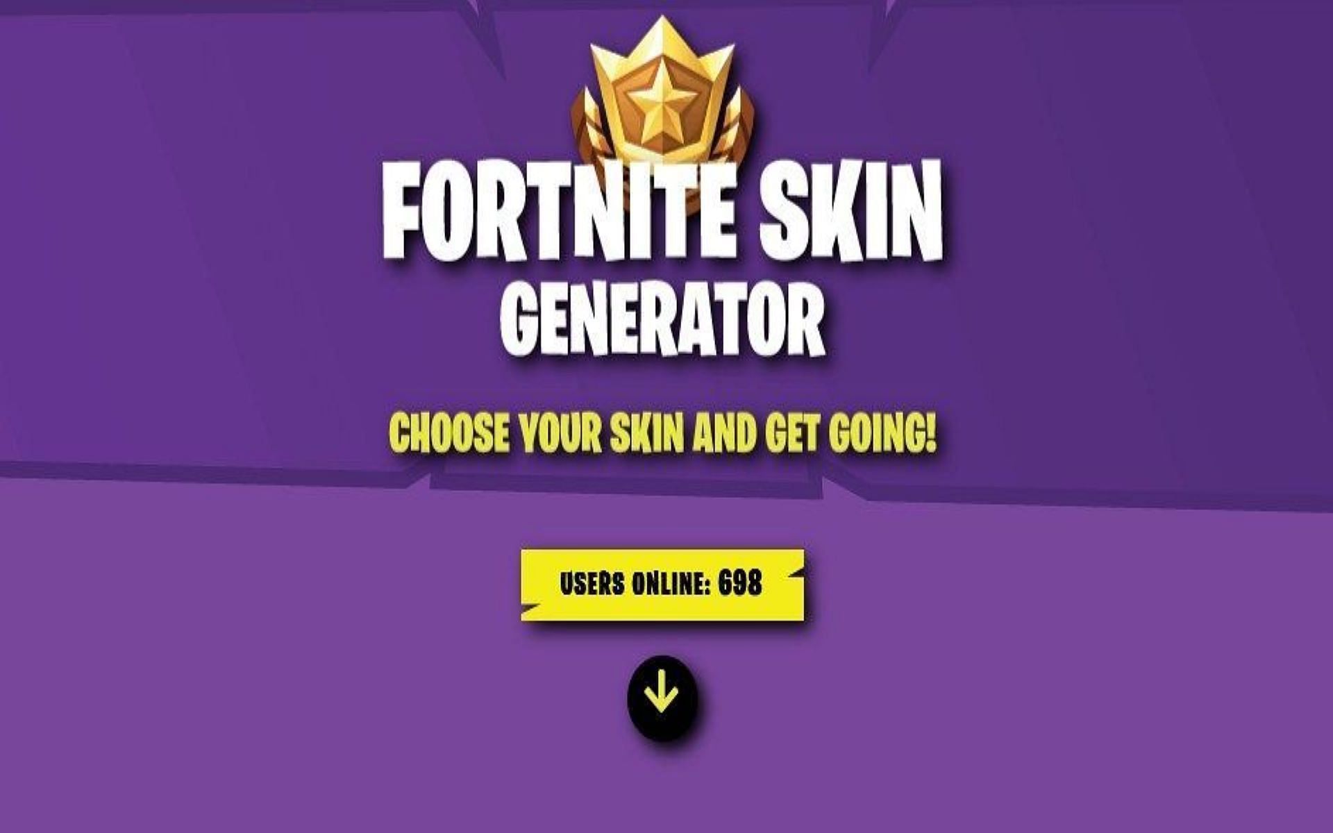 Fortnite Skin generators are fake and can even harm players (Image via Pinterest)