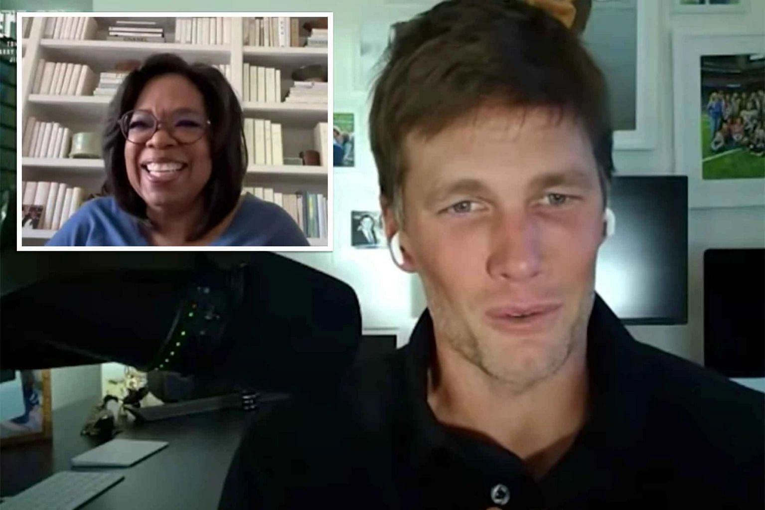 Oprah Winfrey and Bucs QB Tom Brady