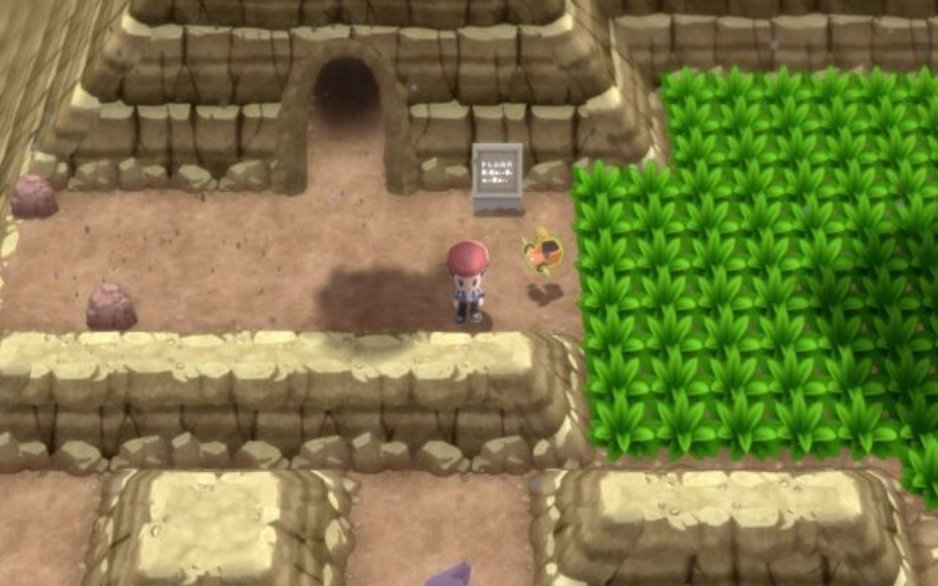 Stark Mountain se trouve au nord de la route 227 (Image via The Pokémon Company)