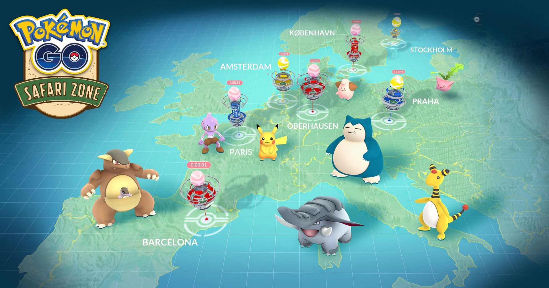 Pokemon GO is popular worldwide, but not all nations support it (Image via Niantic)