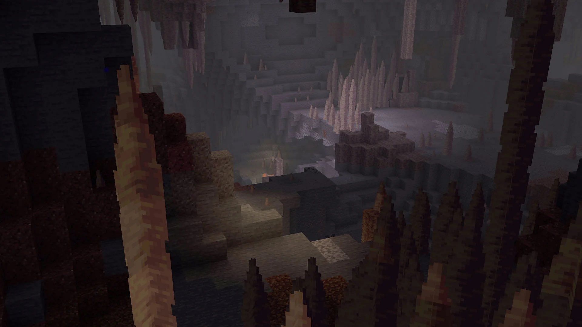 Dripstone caves are one of the new additions (Image via Minecraft)