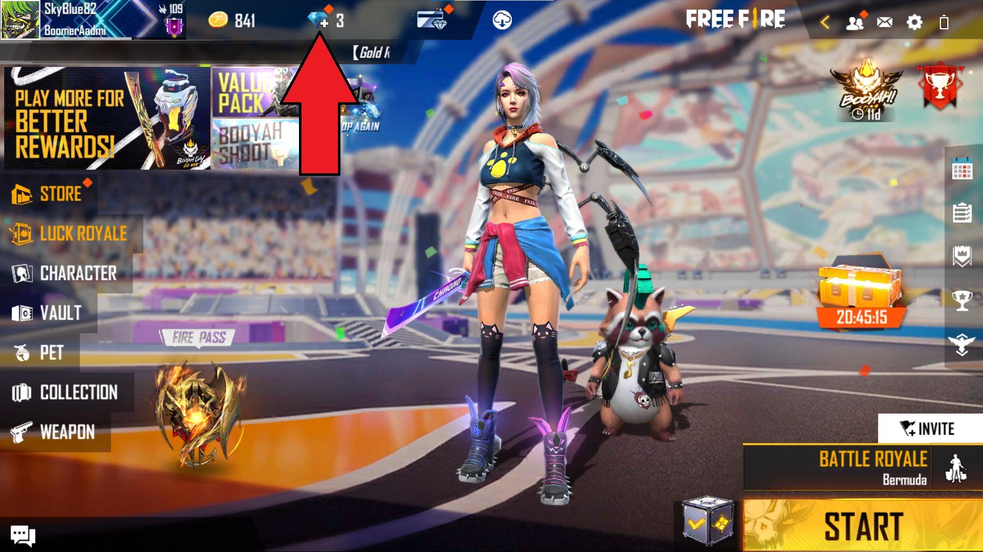 How to top up Free Fire diamonds to get legendary rewards for free (10-14  January)