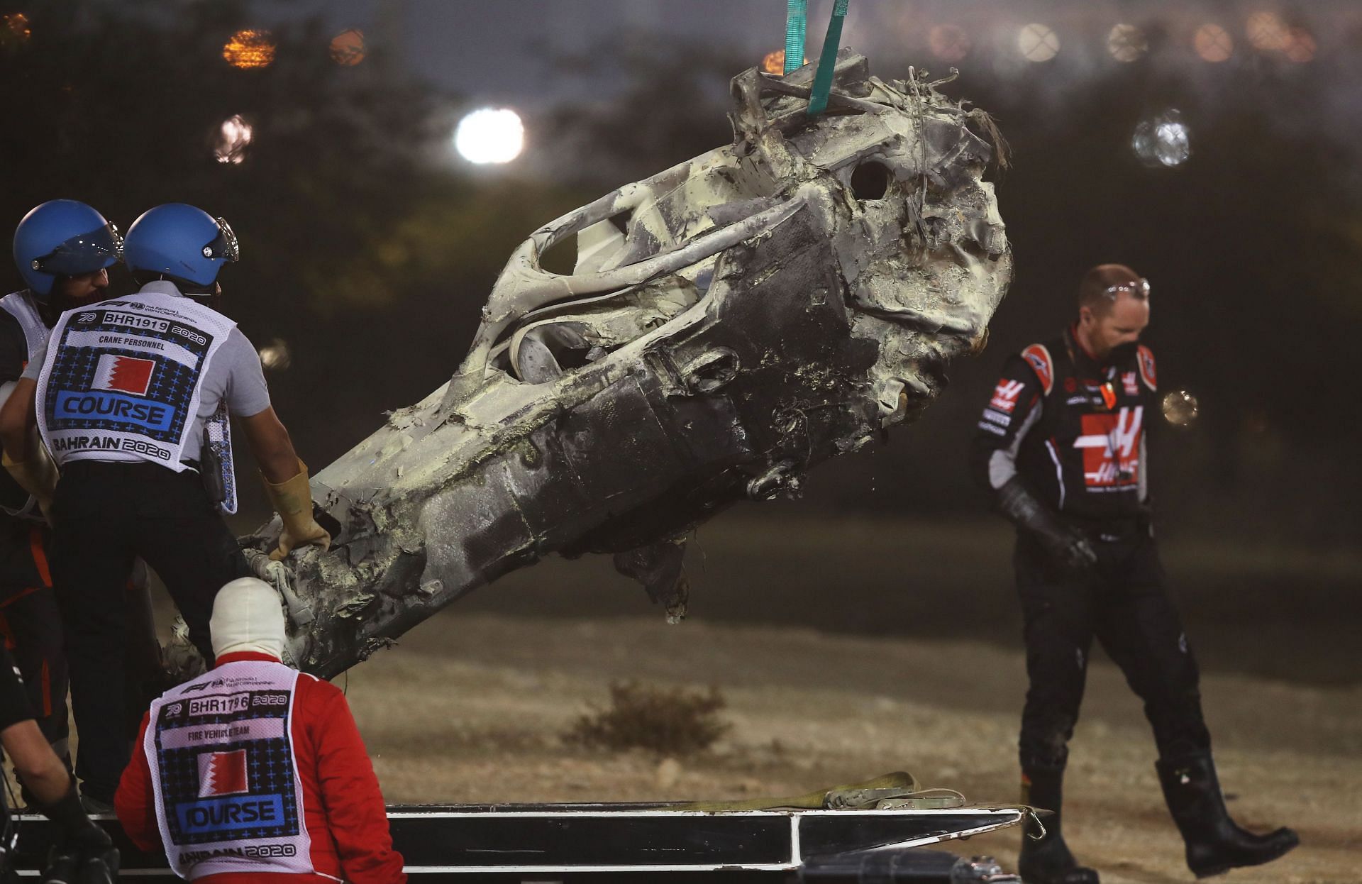 Romain Grosjean was able to escape a horrific crash at last year&#039;s Sakhir Grand Prix