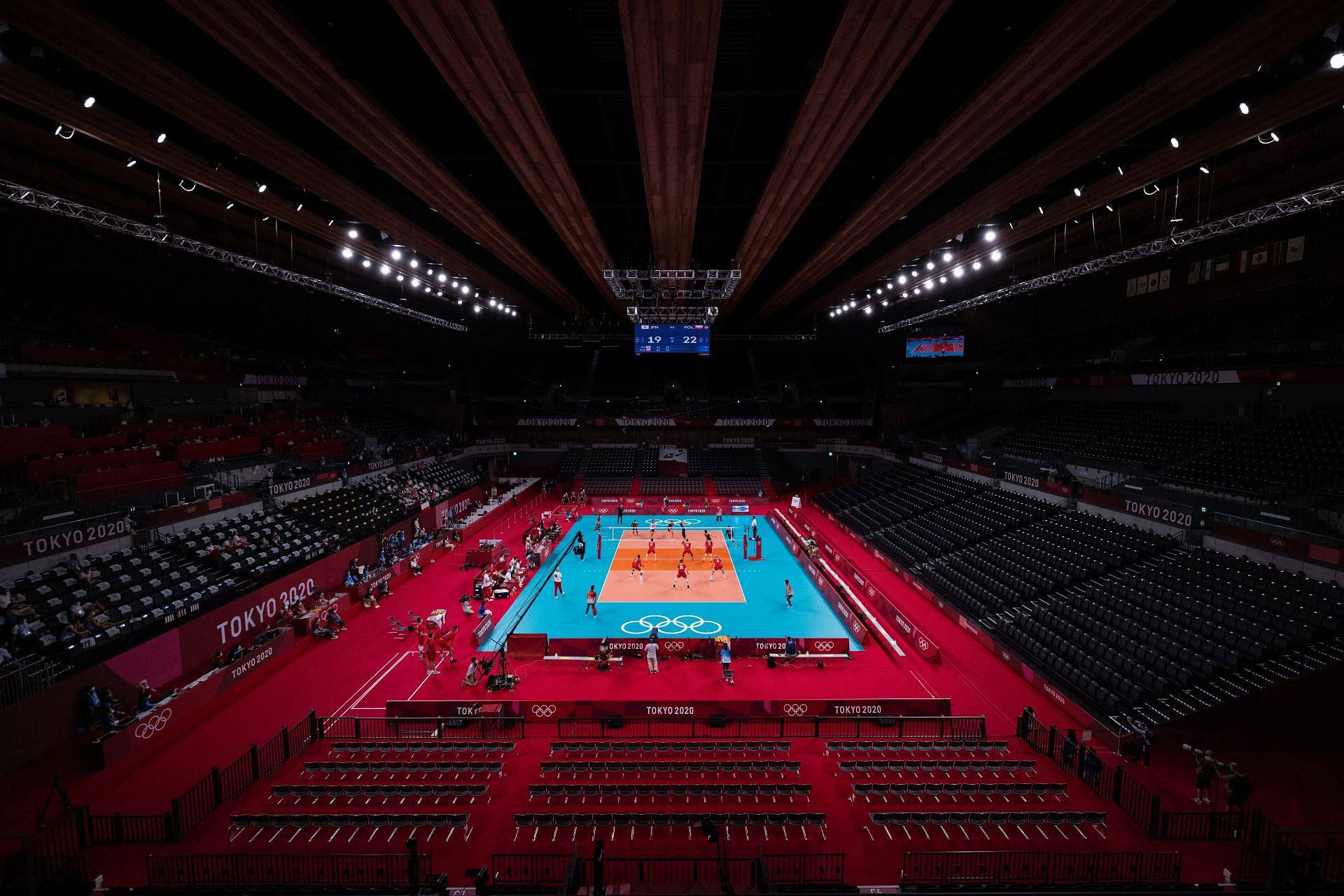 Representative image: A volleyball match in progress at the Tokyo Olympics