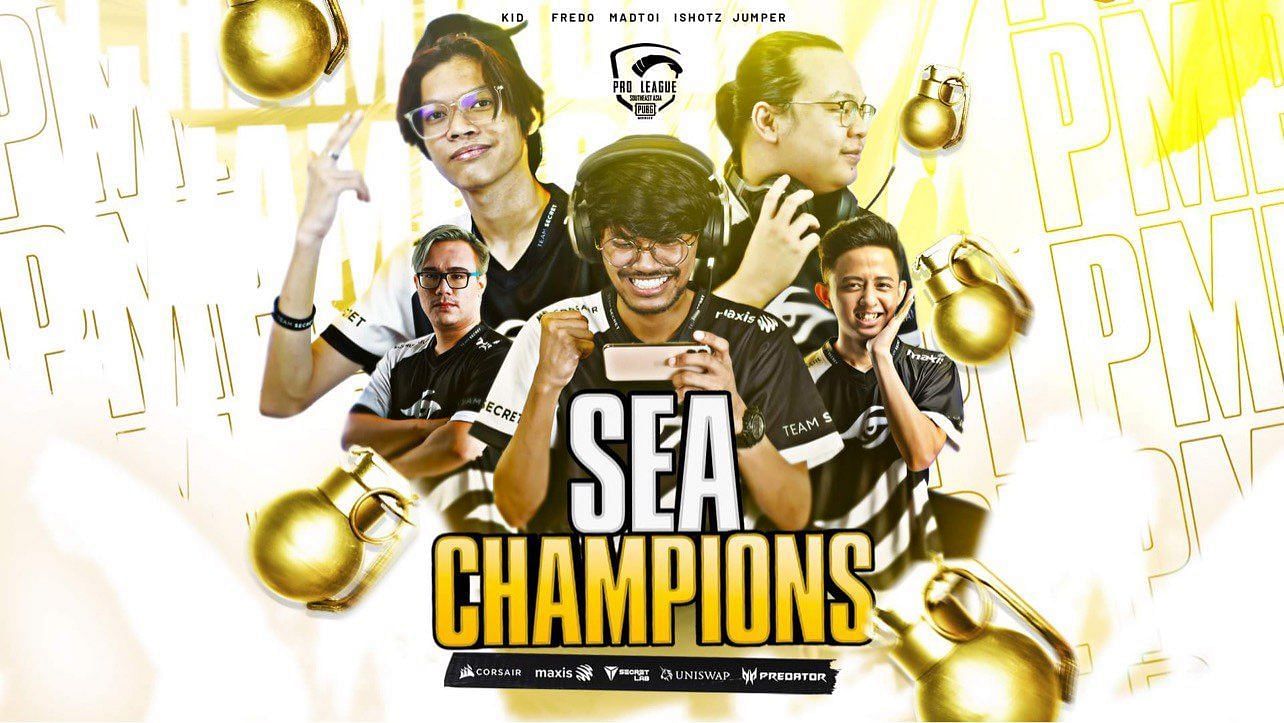 Team Secret wins PMPL SEA Championships Season 4 (Image via Team Secret)