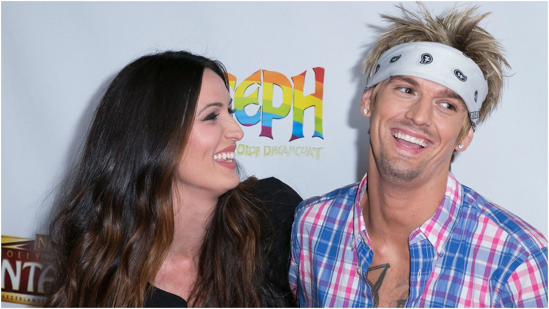 Aaron Carter with his sister Angel Carter (Image by Vincent Sandoval via Getty Images)
