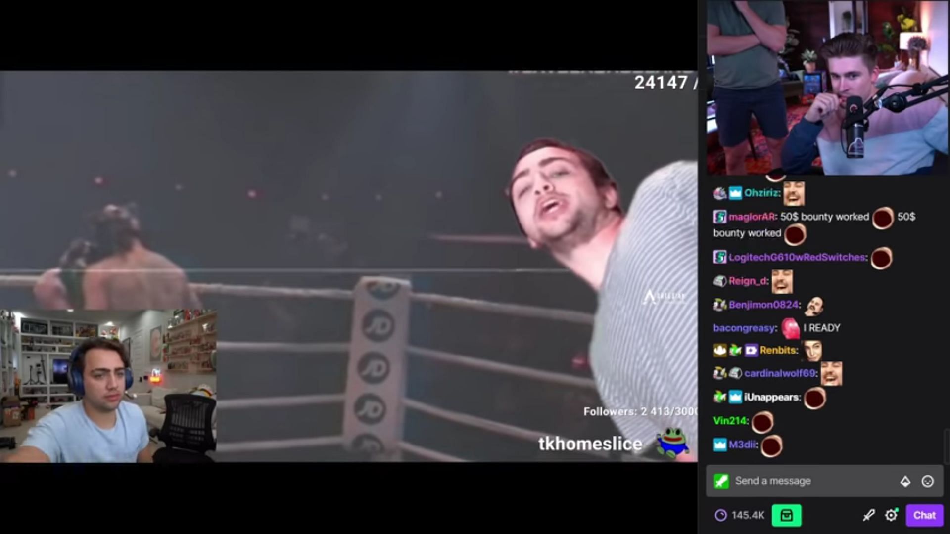 Mizkif fell for Ludwig&#039;s experiment hook, line and sinker (Image via Ludwig on YouTube)