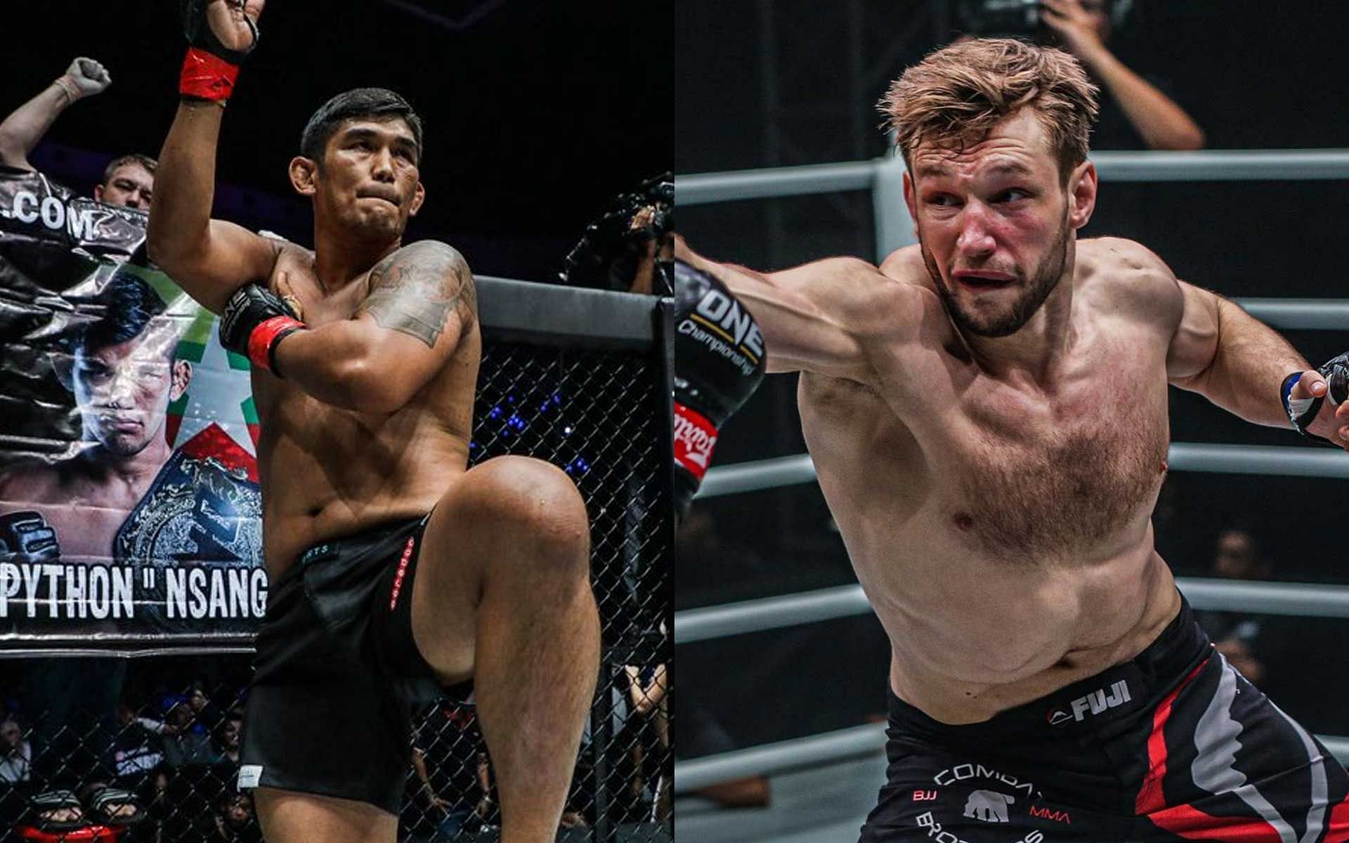 Aung La Nsang (Left) | Reinier de Ridder (Right) [Photo courtesy of ONE Championship]