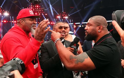 Shannon Briggs (left); Quinton Jackson (right)