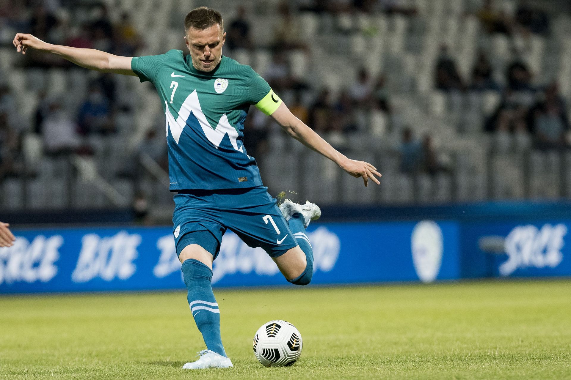 Ilicic in action for Slovenia