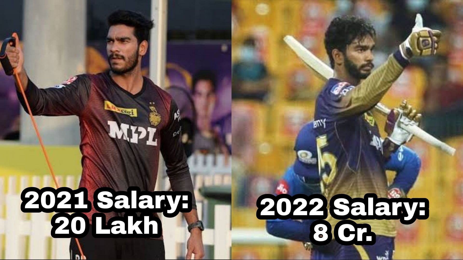 Venkatesh Iyer received a massive salary hike ahead of IPL Auction 2022.