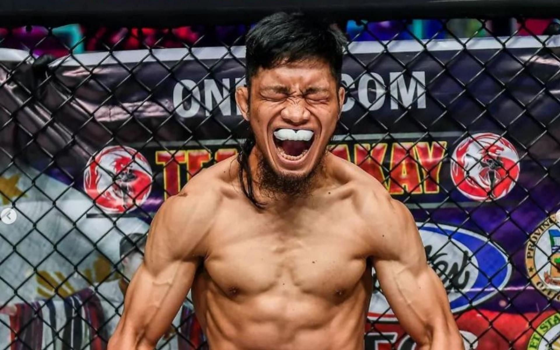 ONE Championship star Lito Adiwang produced one of the best knockouts of the year against Namiki Kawahara [Image Courtesy: @litoadiwang on Instagram]