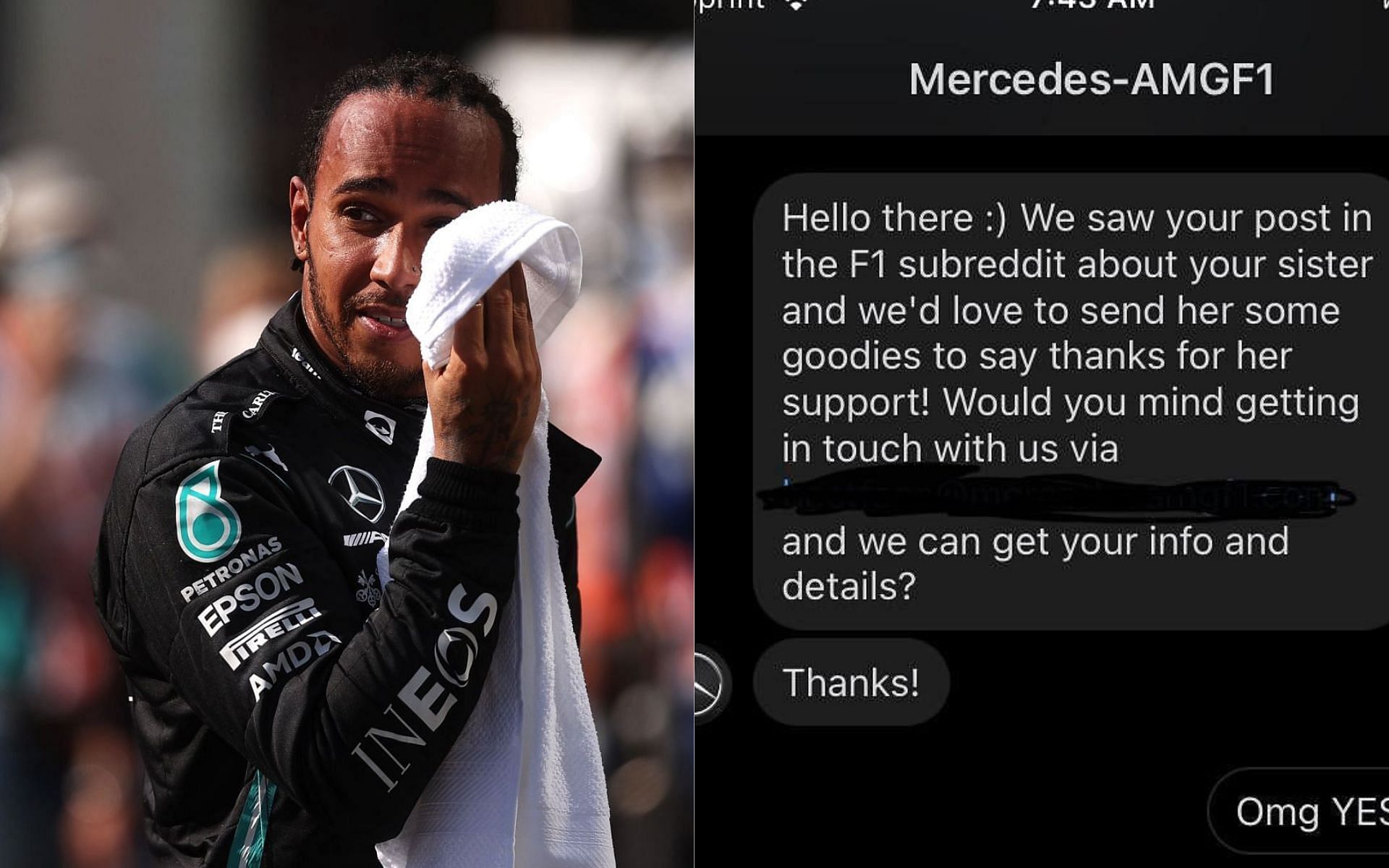 Mercedes responds to Reddit user&#039;s heart-warming story. [Screenshot via Reddit user u/blender_defender]