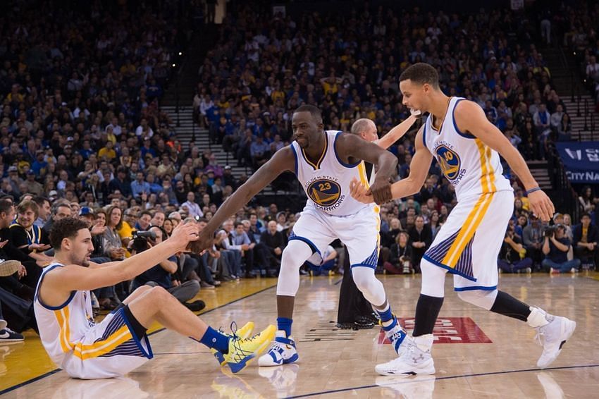 The Golden State Warriors&#039; Big Three could see the court for the first time in two years this season [Photo: Keeping It Heel]