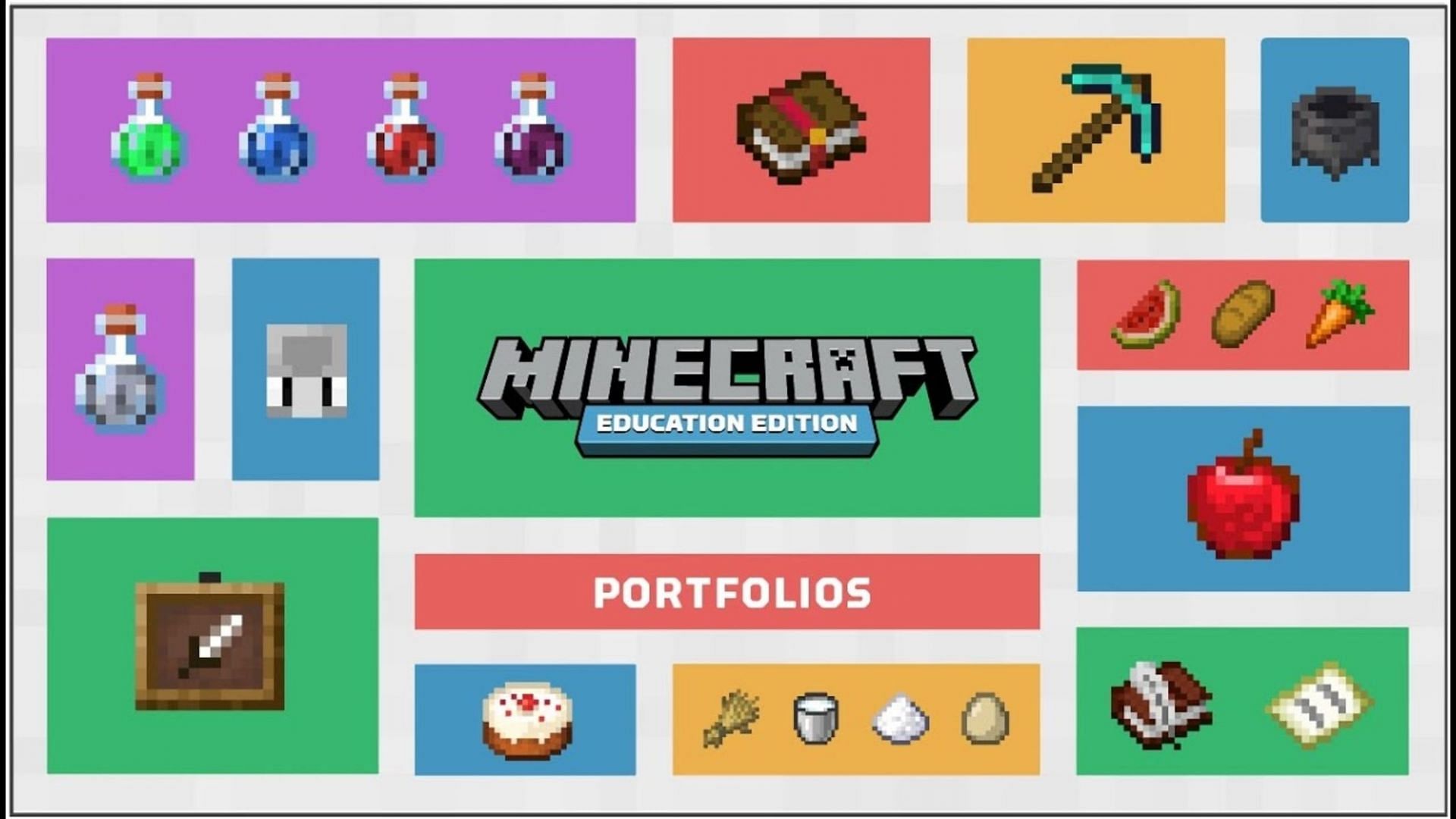 The portfolio can be used to showcase players&#039; snapshots taken with their camera (Image via Mojang)