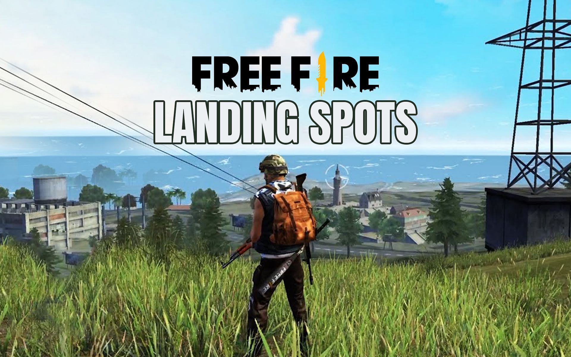 The landing spots are one of the vital things (Image via Garena)