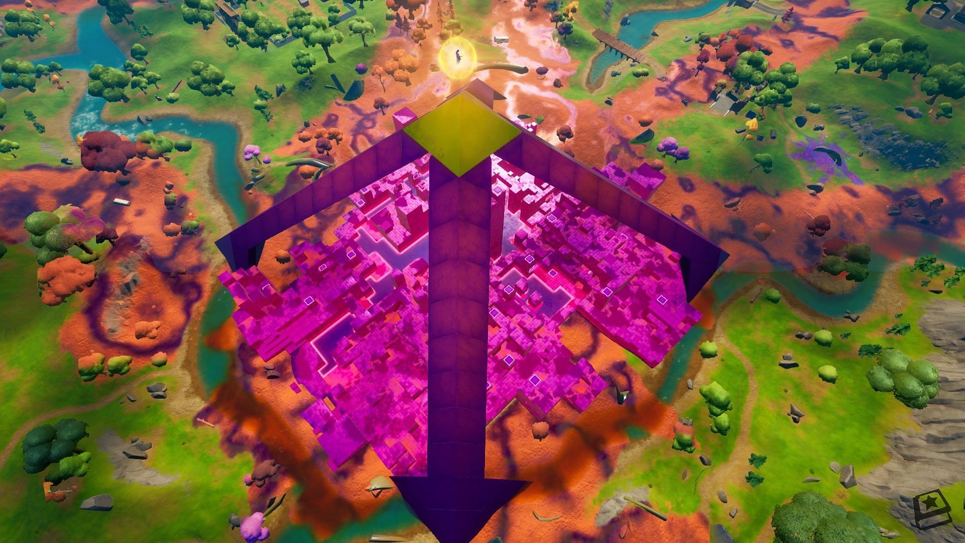 Fortnite leaks reveal the sequence in which the island will be destroyed (Image via FNAssist/Twitter)