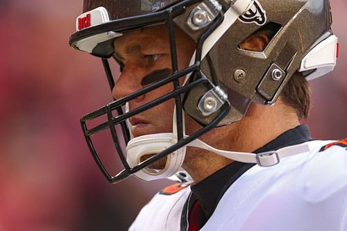 Brady departs FedEx Field after Sunday's loss (Photo: Getty)