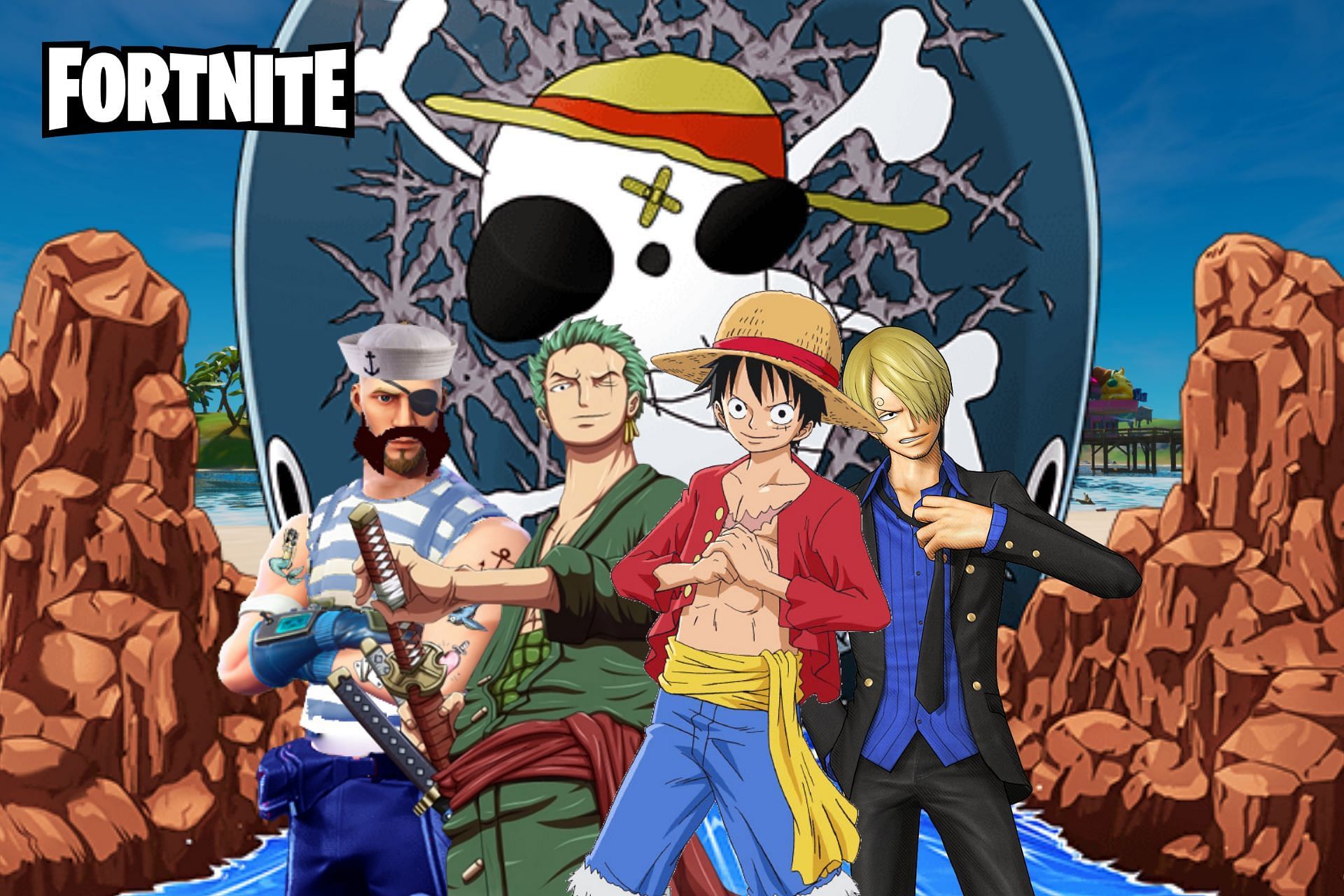 Fortnite x One Piece collaboration (Image via Sportskeeda)