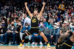 Stephen Curry becomes second player in NBA history to hit 2900 career regular-season three-point shots