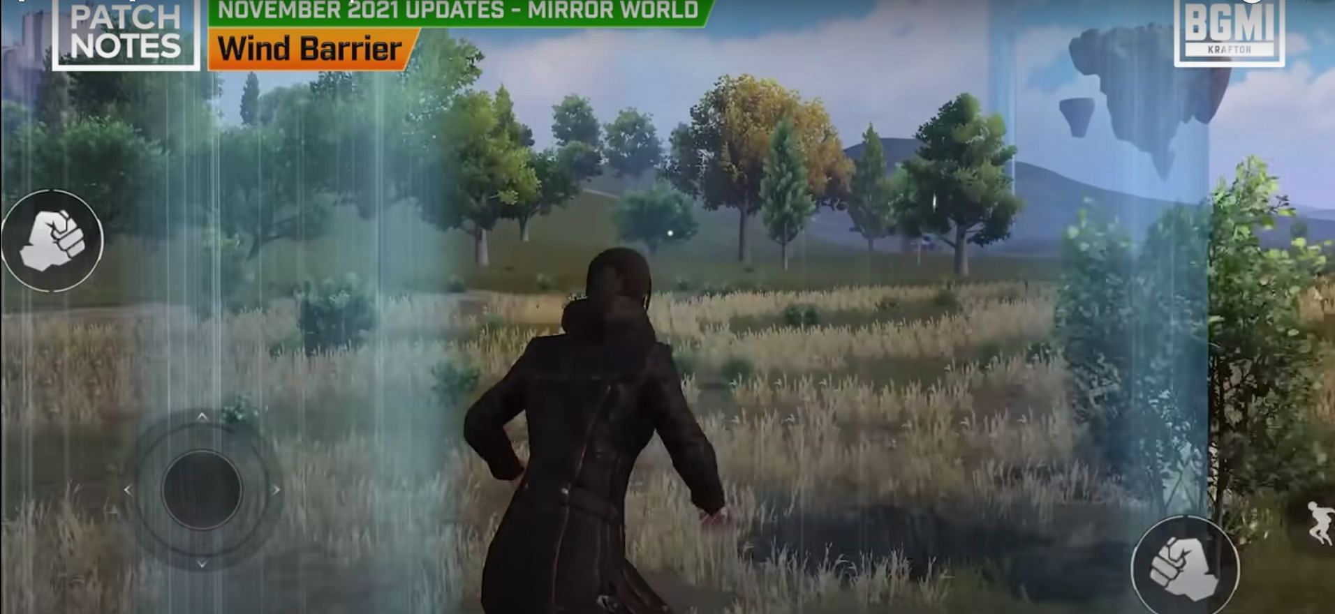 Wind Barrier (Image via BATTLEGROUNDS MOBILE INDIA; YouTube)