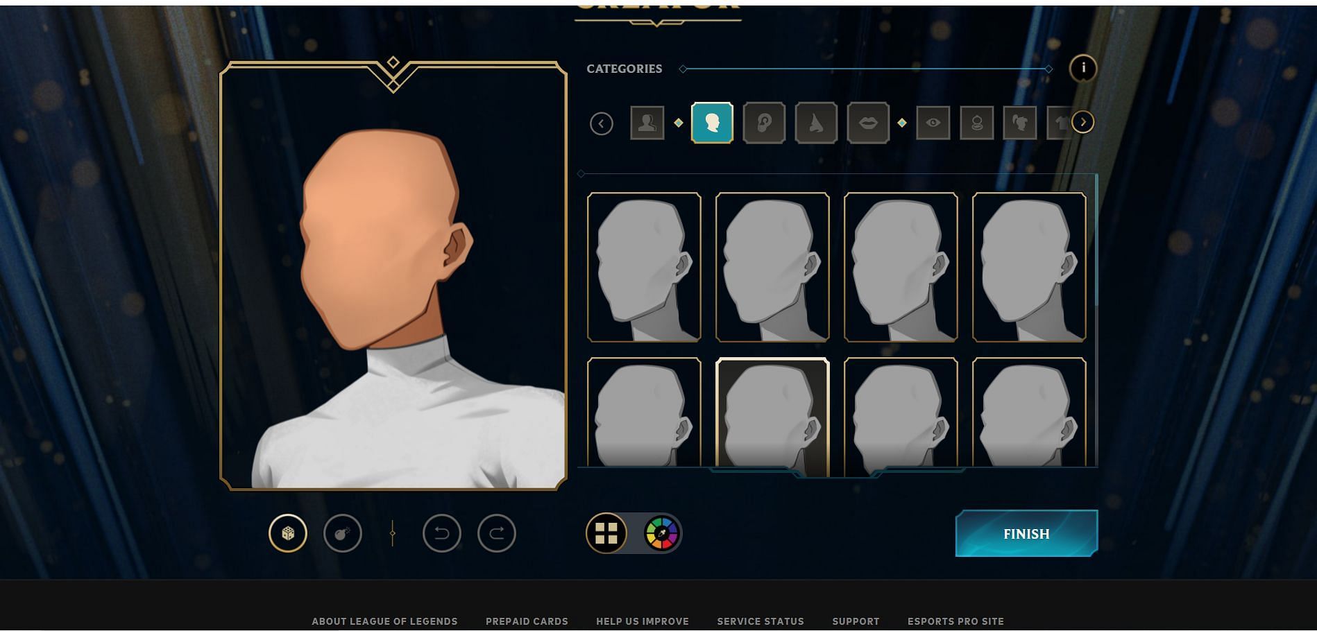 Face model for the character (Image via League of Legends)