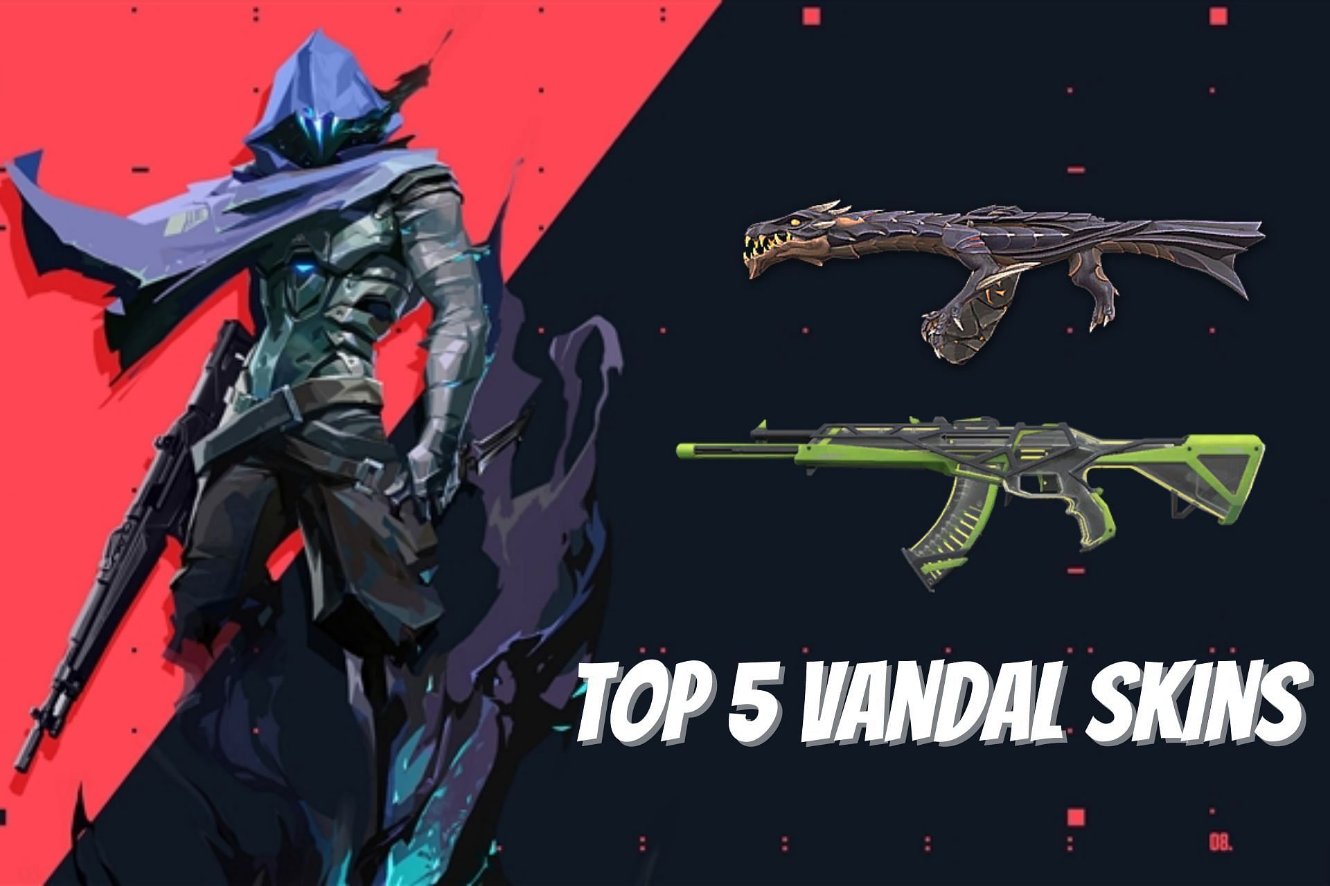 What are the five best Vandal skins in the ongoing Act in Valorant? (Image via Sportskeeda)