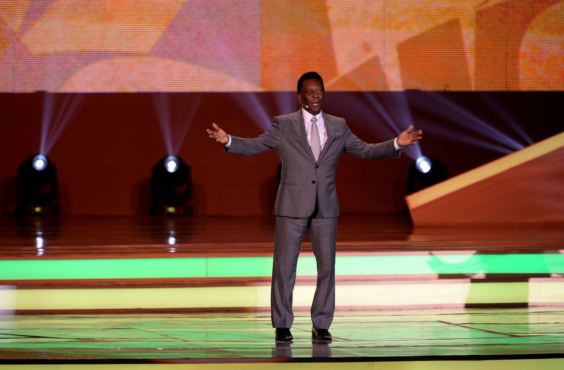 Pele at 2014 FIFA World Cup Final Draw