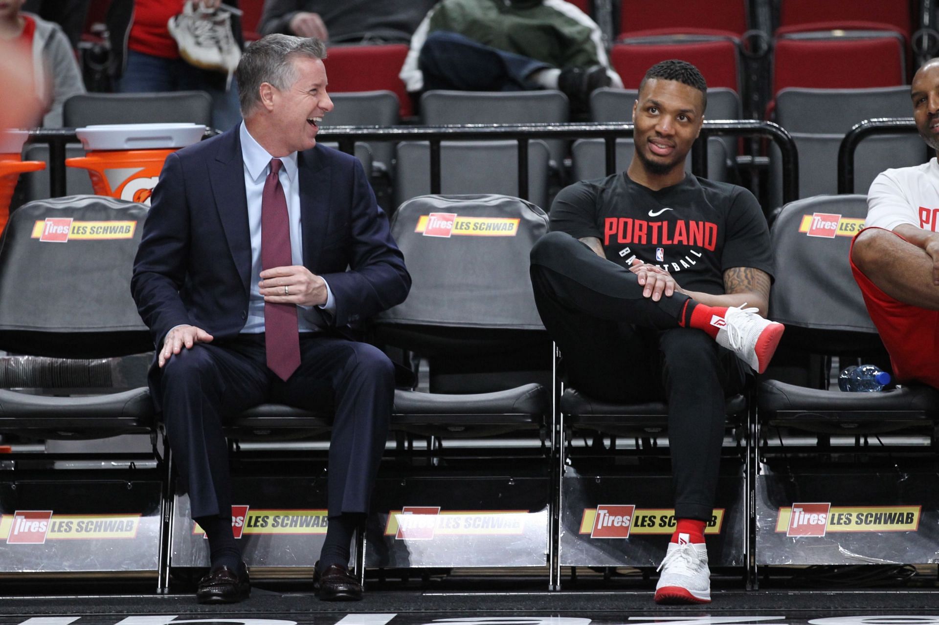 President of Basketball Operations Neil Olshey drafted franchise player Damian Lillard to the Portland Trail Blazers in 2012 [Photo: Rip City Project]