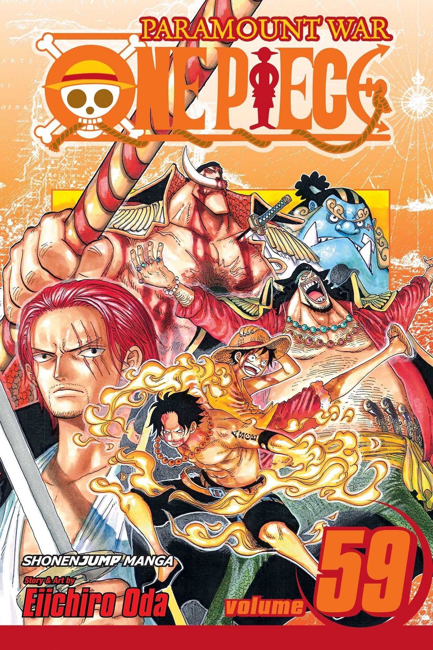 The cover art for One Piece Volume 59 (Image via Shueisha)