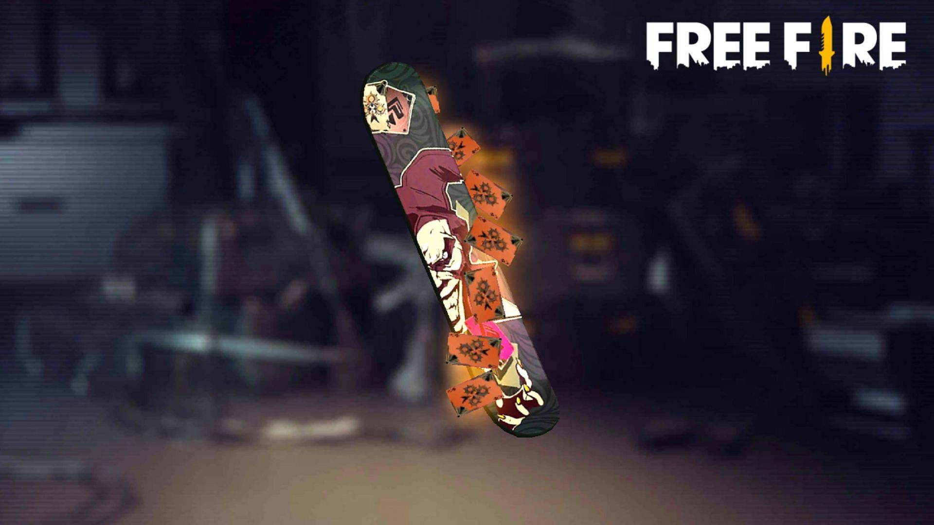 This surfboard skin is one of the rewards of the redeem code (Image via Free Fire)
