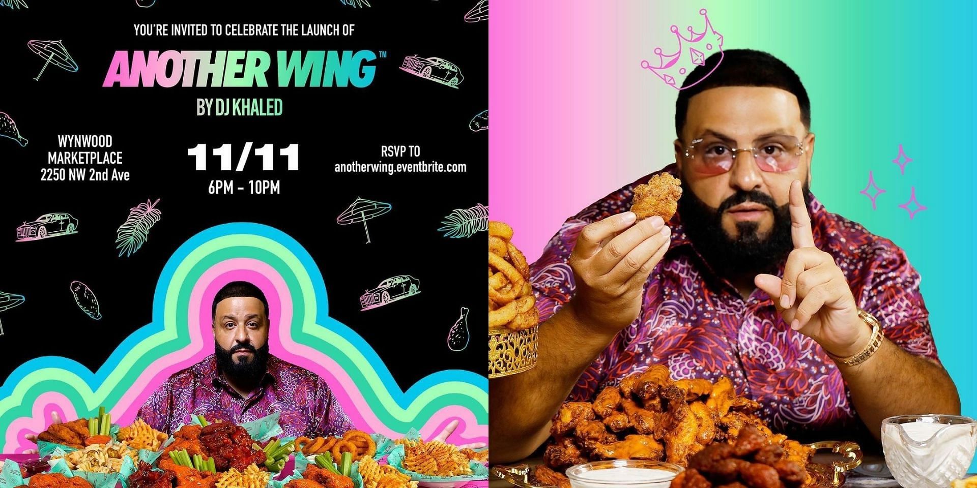 DJ Khaled&#039;s food venture &#039;Another Wing&#039; (Image via anotherwing/Instagram)
