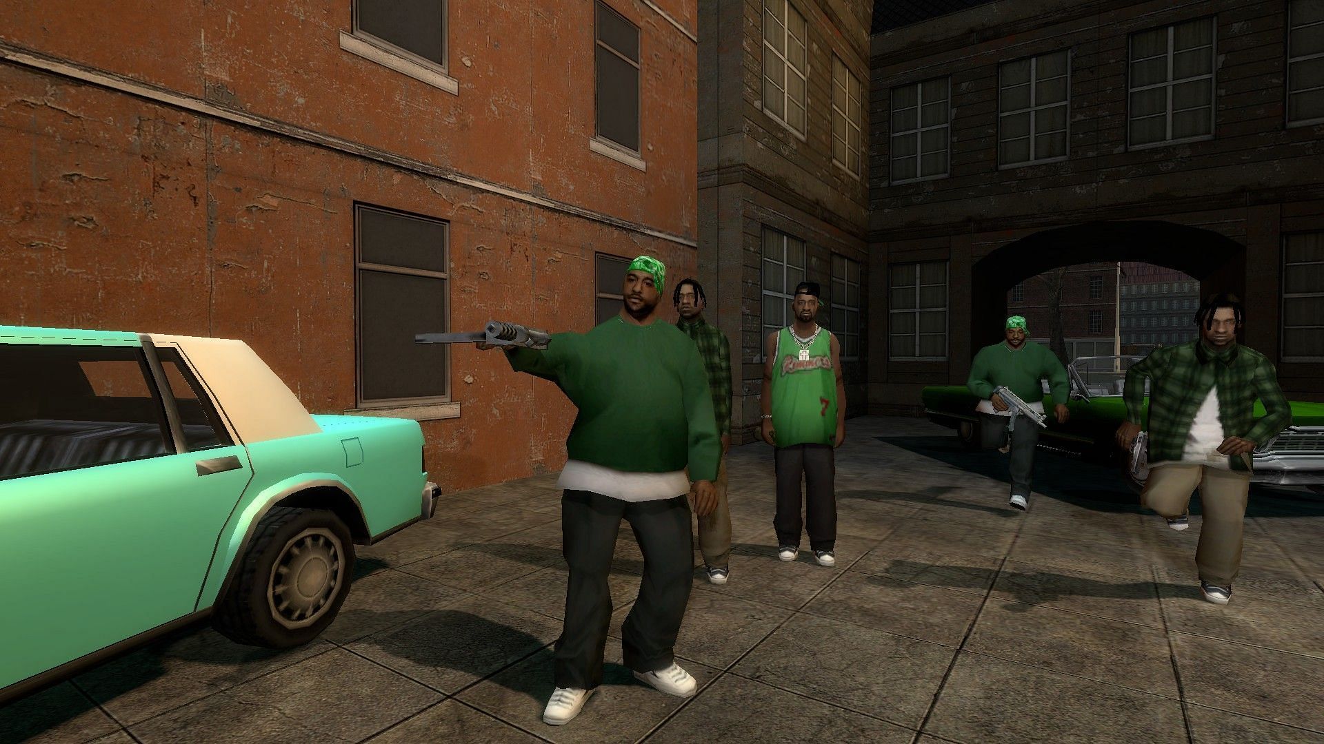 Gangs in GTA San Andreas (Image via Steamcommunity @Sentryandreas)