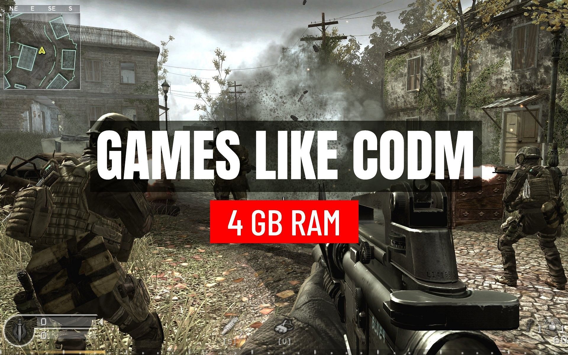 5 best free Battle Royale games like COD Mobile for 4 GB RAM Android (2021)