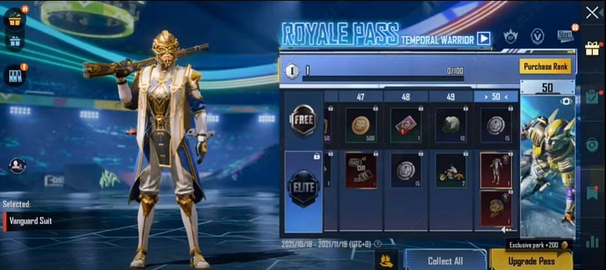 BGMI RP M5 rank 50 reward leak (Image via Mad Tamizha YT)