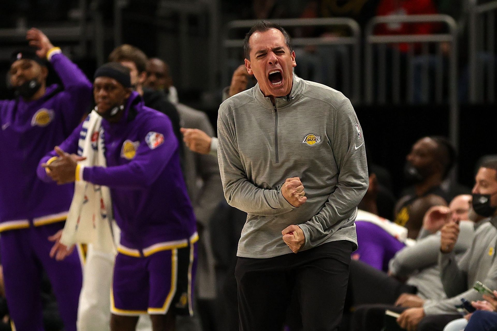 LA Lakers head coach Frank Vogel was upset that Anthony Davis did not get a single free-throw attempt against the Milwaukee Bucks