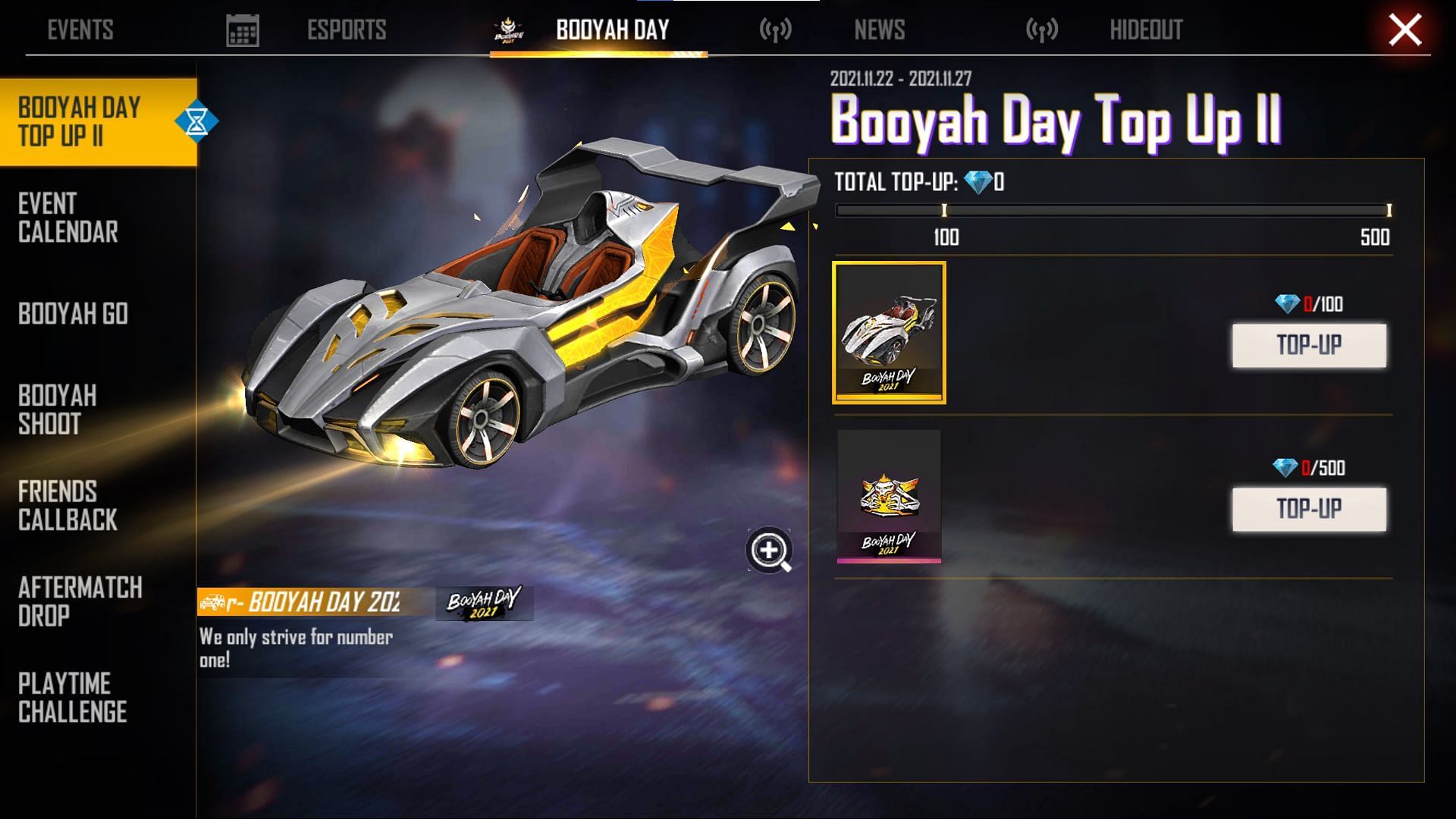 Claim the items after top up (Image via Free Fire)