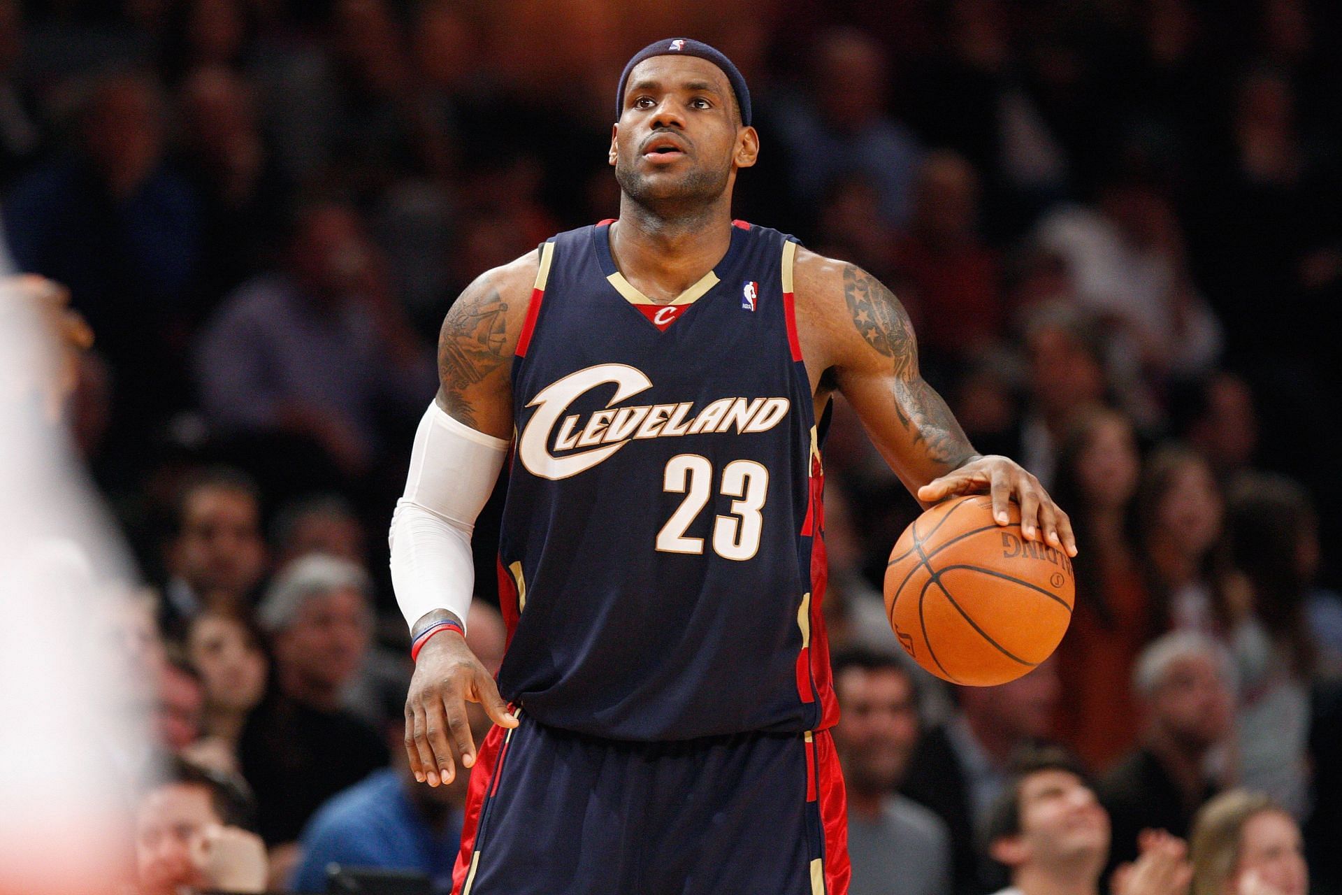 LeBron James during his first stint with the Cleveland Cavaliers.