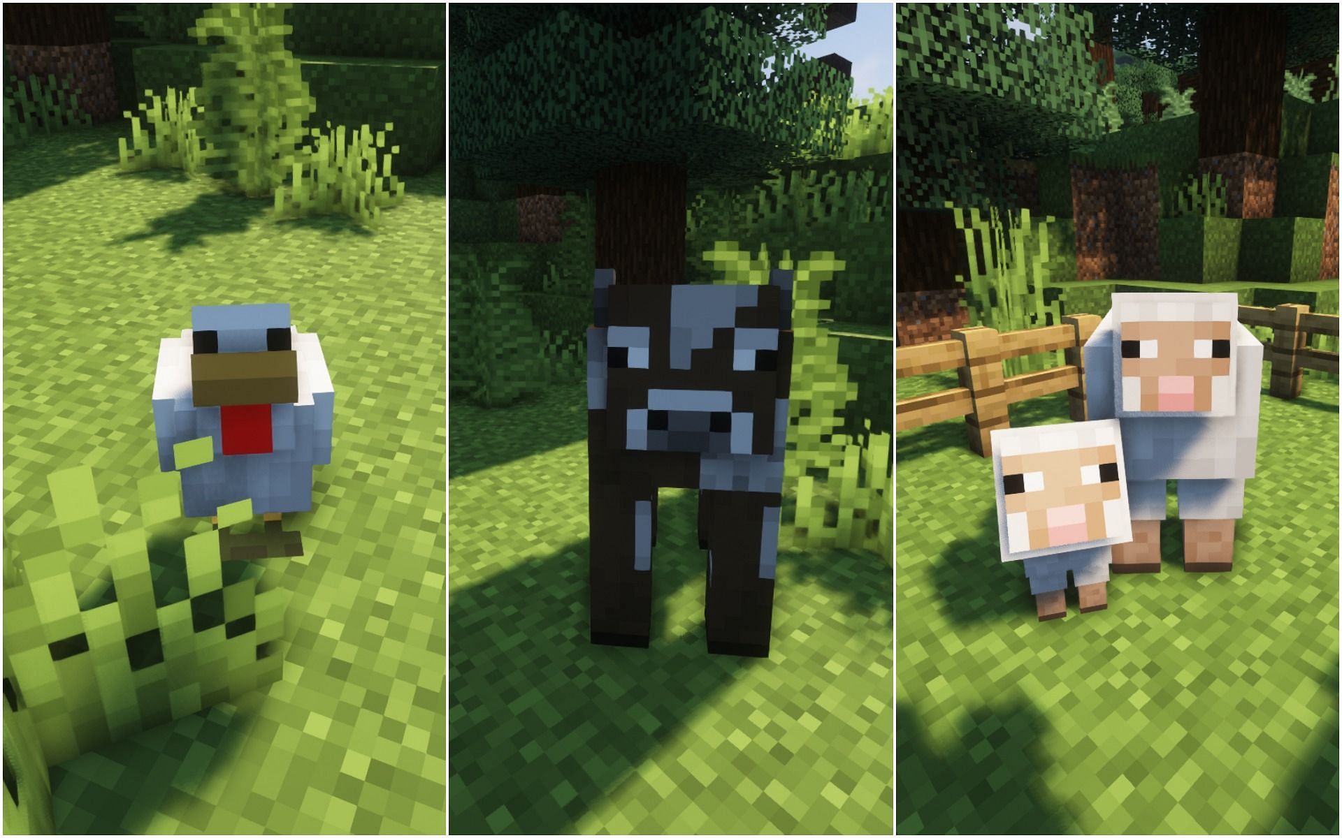 Minecraft animals (Image via Minecraft)