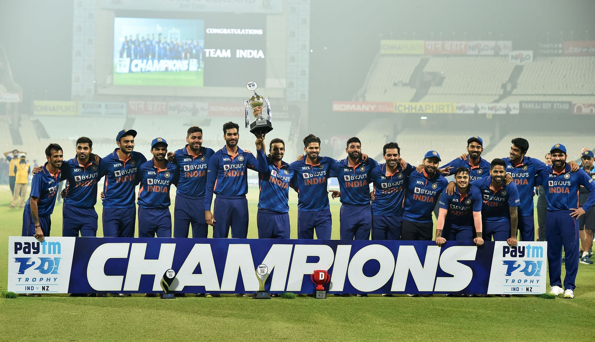 Team India executed a whitewash over New Zealand in the T20I series