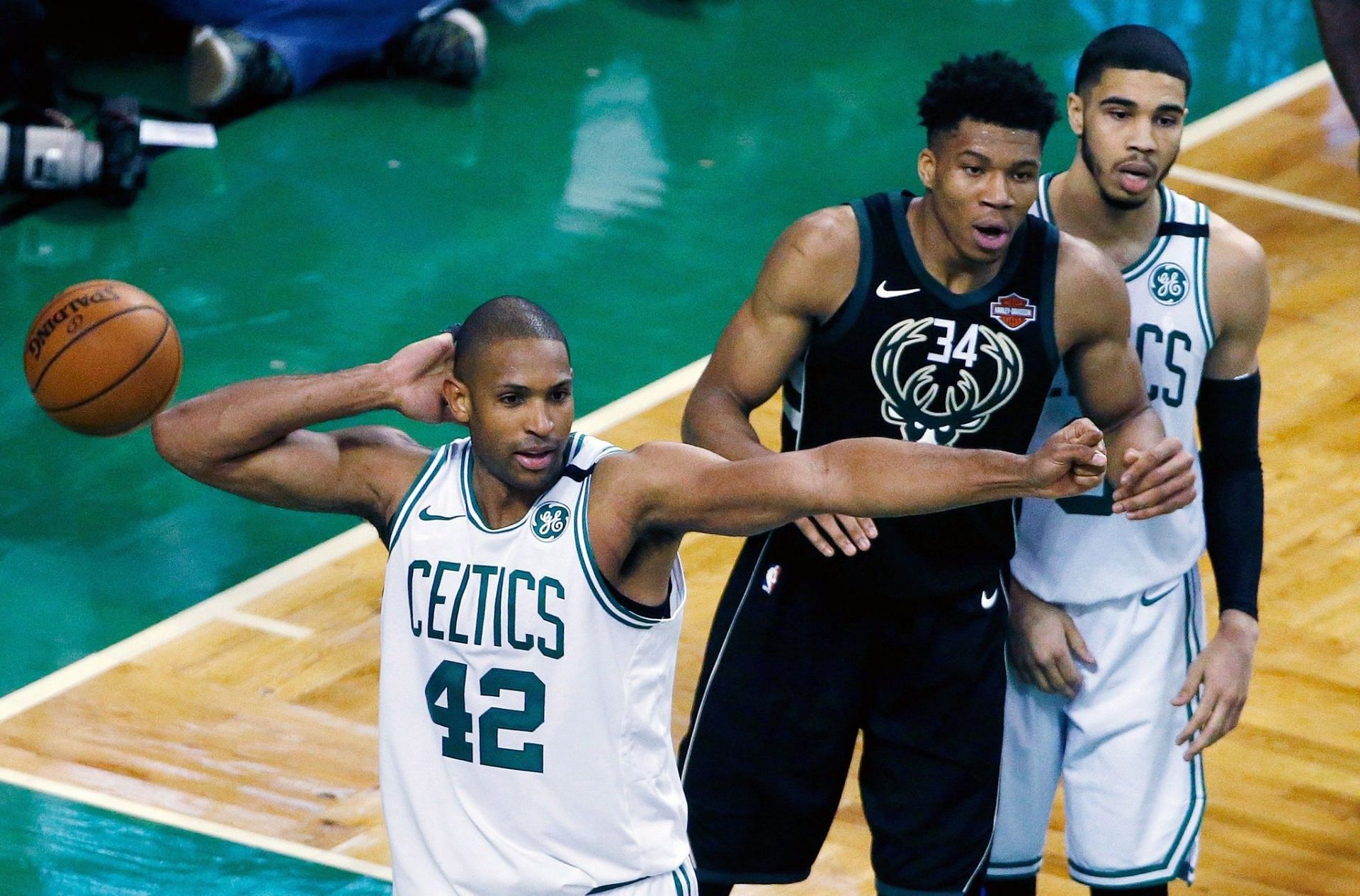 Giannis Antetokounmpo has been listed as probable in the Milwaukee Bucks' game against the Boston Celtics. [Photo: MassLive.com]