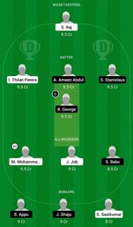 Dream11 Team for Gozo vs Atlas UTC Knights - ECS T10 Malta Encore 2021 Match 25 & 26.