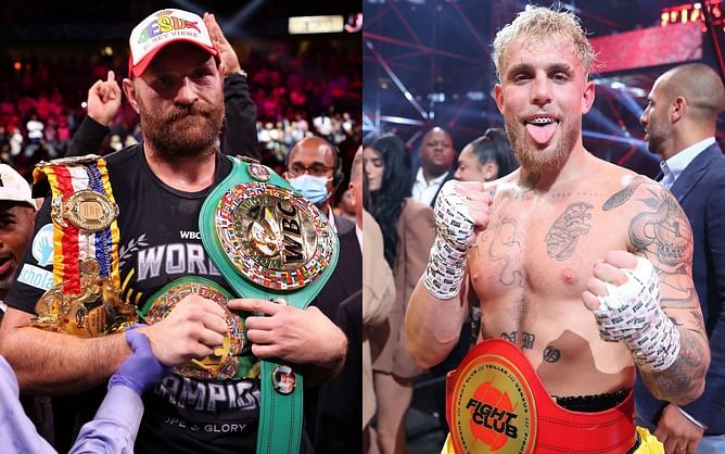 "You don't play boxing" - Tyson Fury issues a warning to Jake Paul as he helps Tommy Fury train for upcoming boxing bout