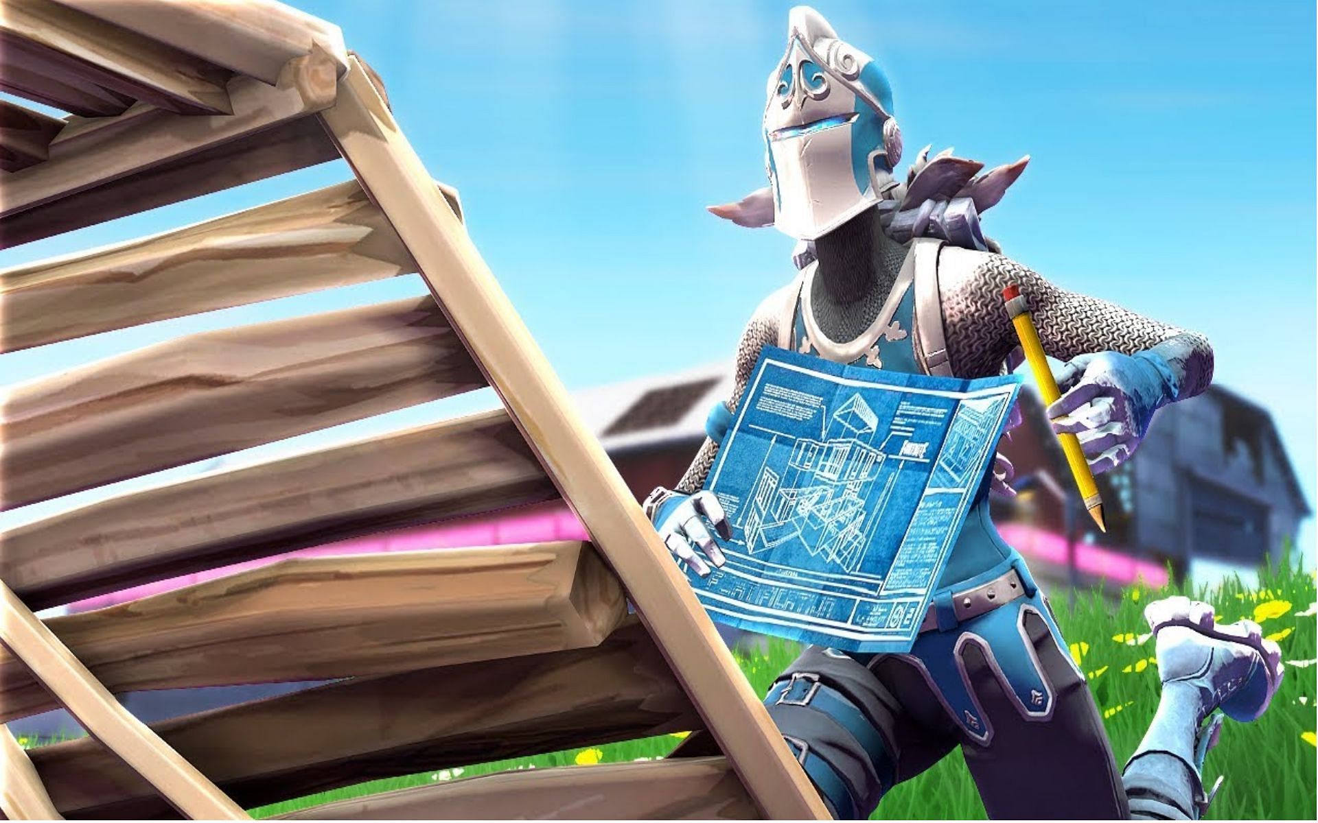 Fortnite glitch allows gamers to build exceptional structures in the game (Image via YouTube/Ninja)