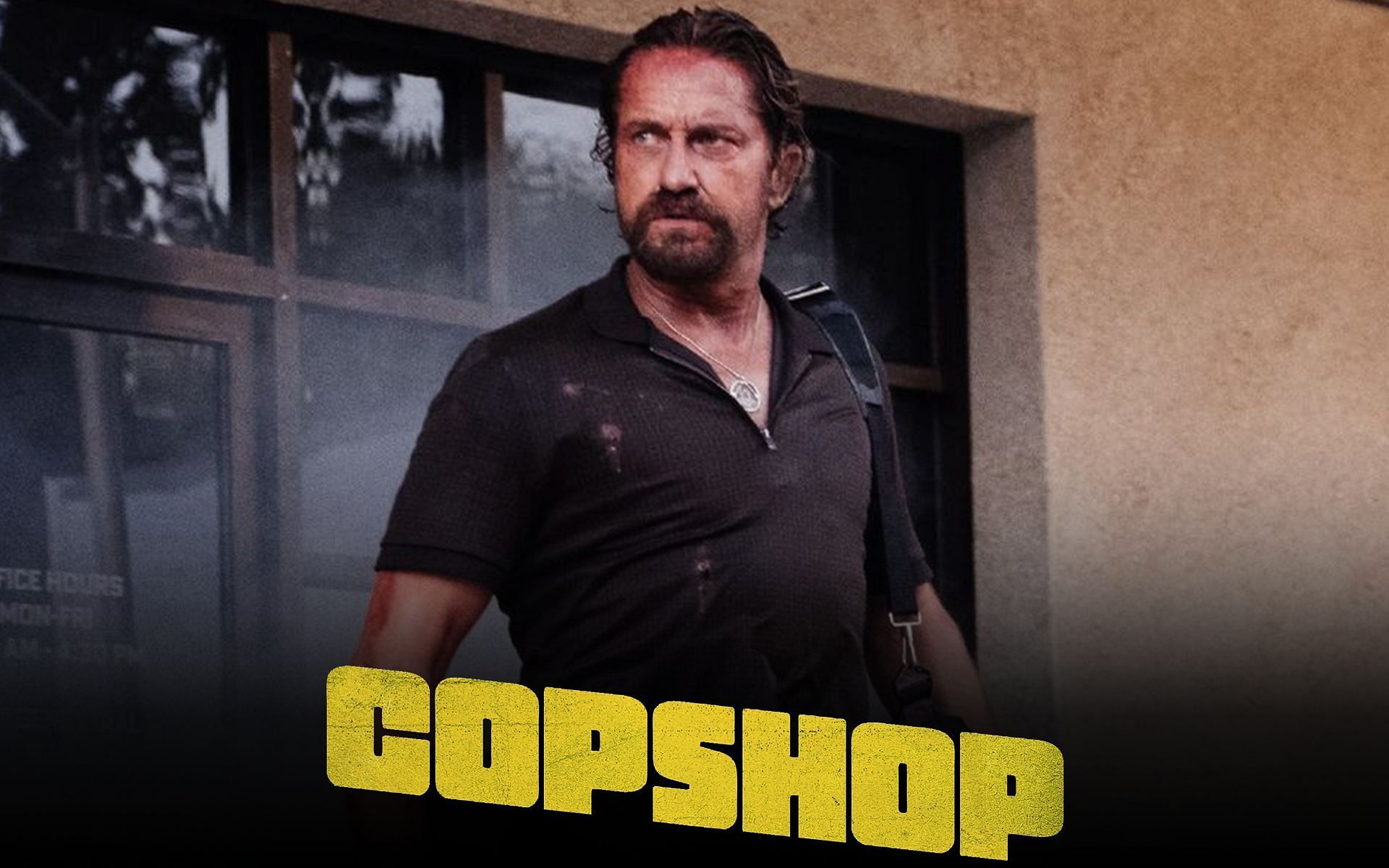 Still from Copshop (Image via ONE Media/ Youtube)