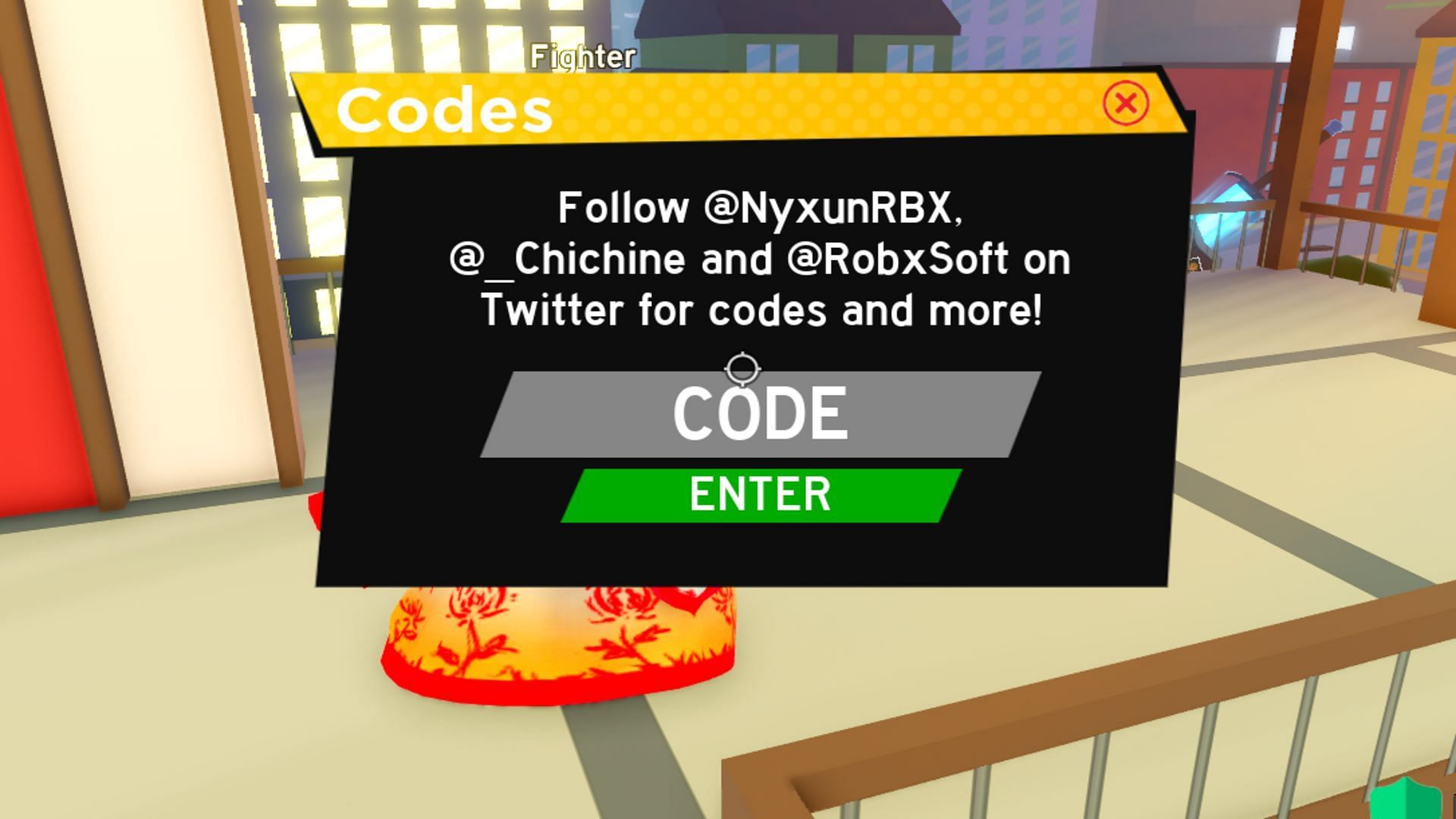 code for anime fighting simulator