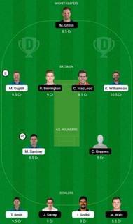 NZ vs SCO Dream11 Fantasy Tip #1