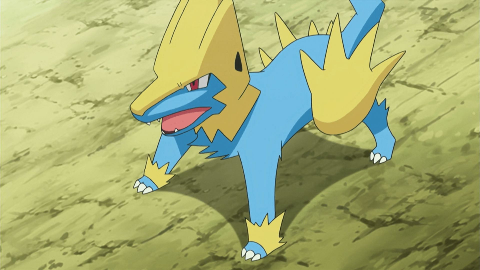 Manectric as it appears in the anime (Image via The Pokemon Company)