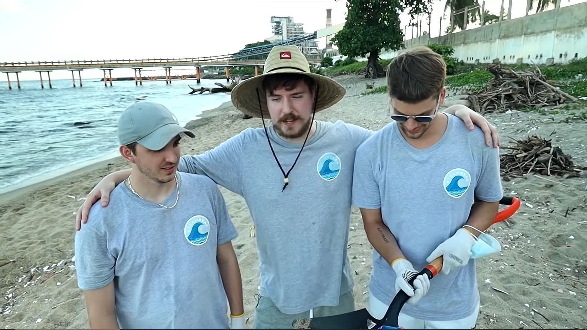 MrBeast&#039;s Team Seas initiative (image via YouTube)